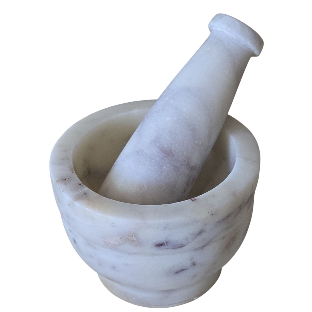 Marble Mortar and Pestle Set - Picture 6 of 6